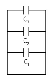 Imagem exemplificativa de Associao de Capacitores em Paralelo