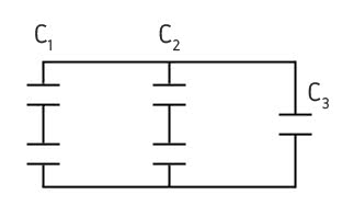 Imagem exemplificativa de Associao de Capacitores Mista