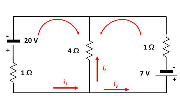 Lei de Kirchhoff exemplo